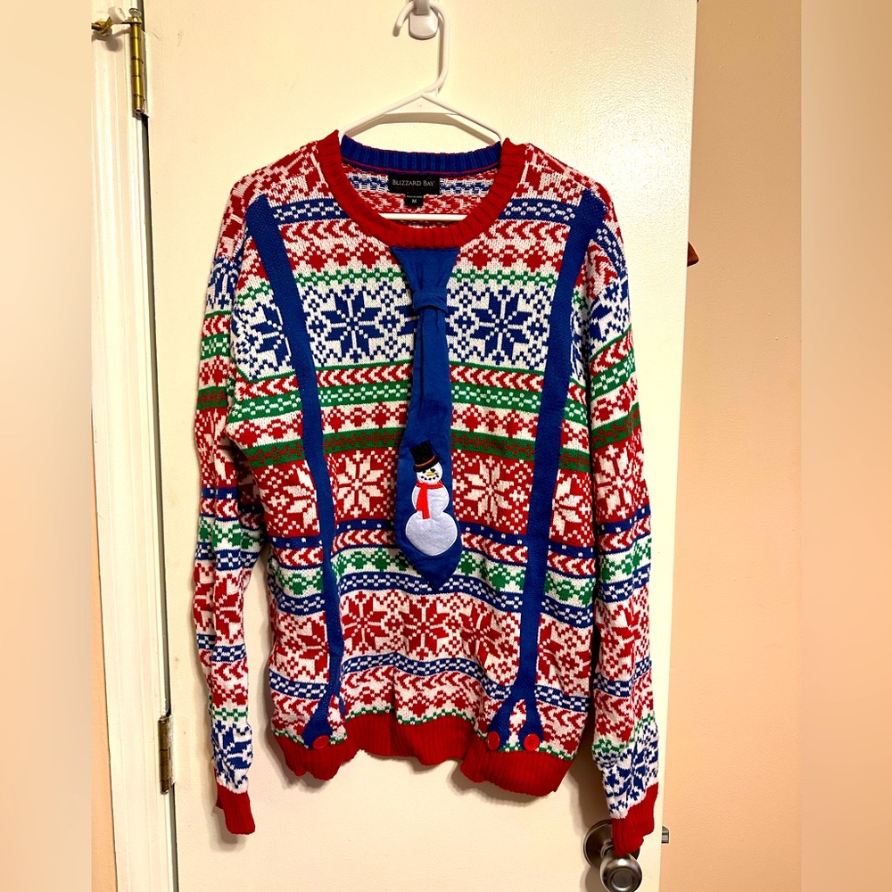 Ugly Christmas Sweater L Men’s Blizzard Bay